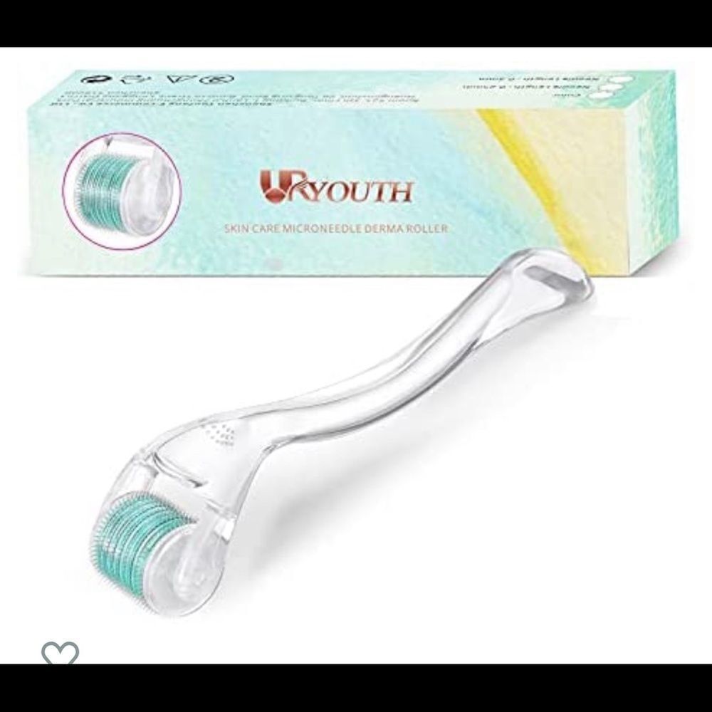 Derma Roller URYOUTH Cosmetic Microneedling for Face 0.25mm - Microneedl…